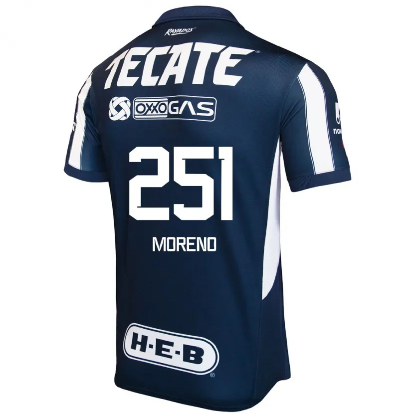 Danxen Herren Josué Moreno #251 Blau Rot Weiß Heimtrikot Trikot 2024/25 T-Shirt Schweiz