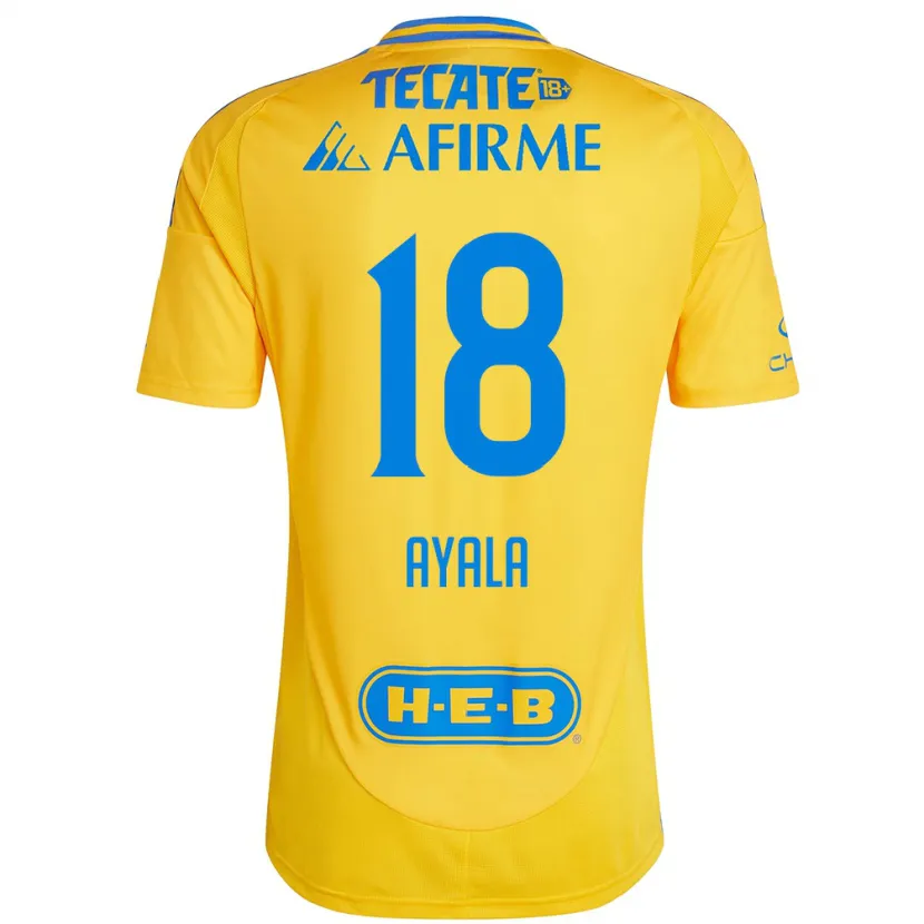 Danxen Herren David Ayala #18 Goldgelb Heimtrikot Trikot 2024/25 T-Shirt Schweiz