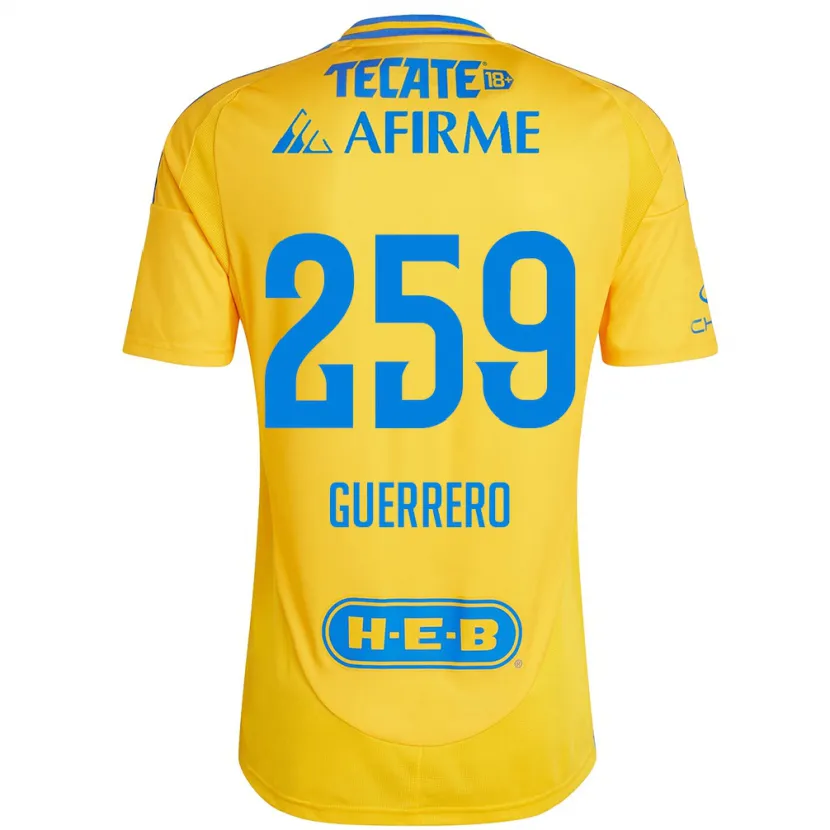 Danxen Herren Erick Guerrero #259 Goldgelb Heimtrikot Trikot 2024/25 T-Shirt Schweiz
