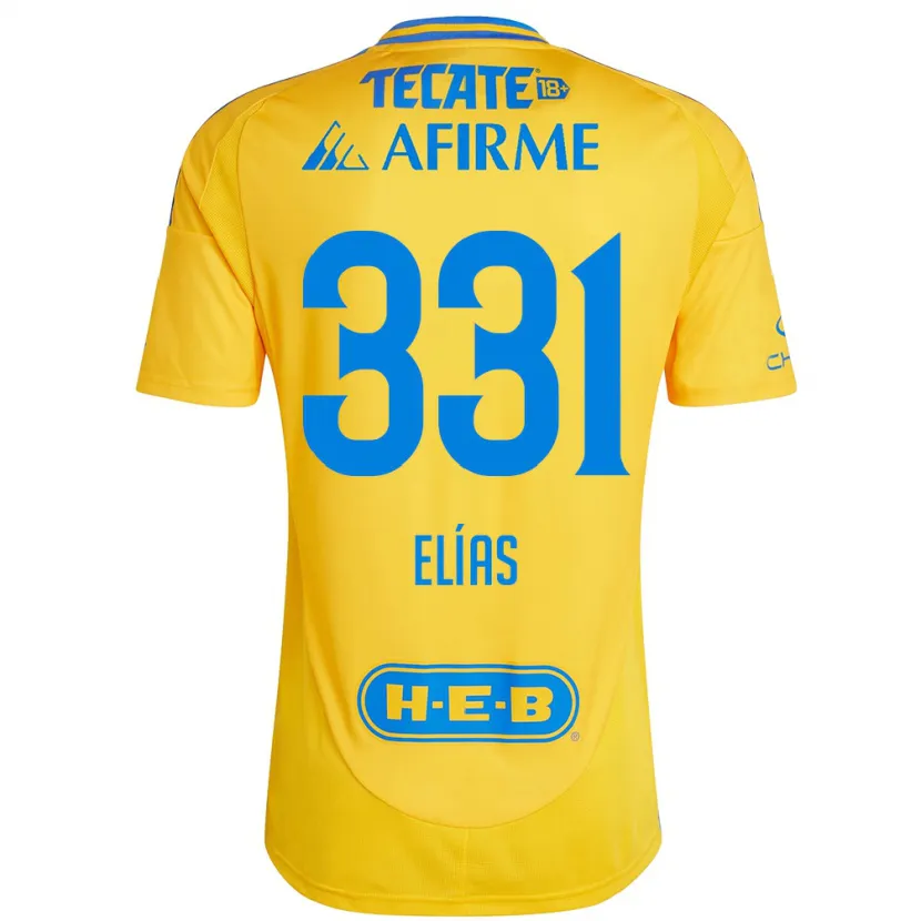 Danxen Herren Bruno Elías #331 Goldgelb Heimtrikot Trikot 2024/25 T-Shirt Schweiz