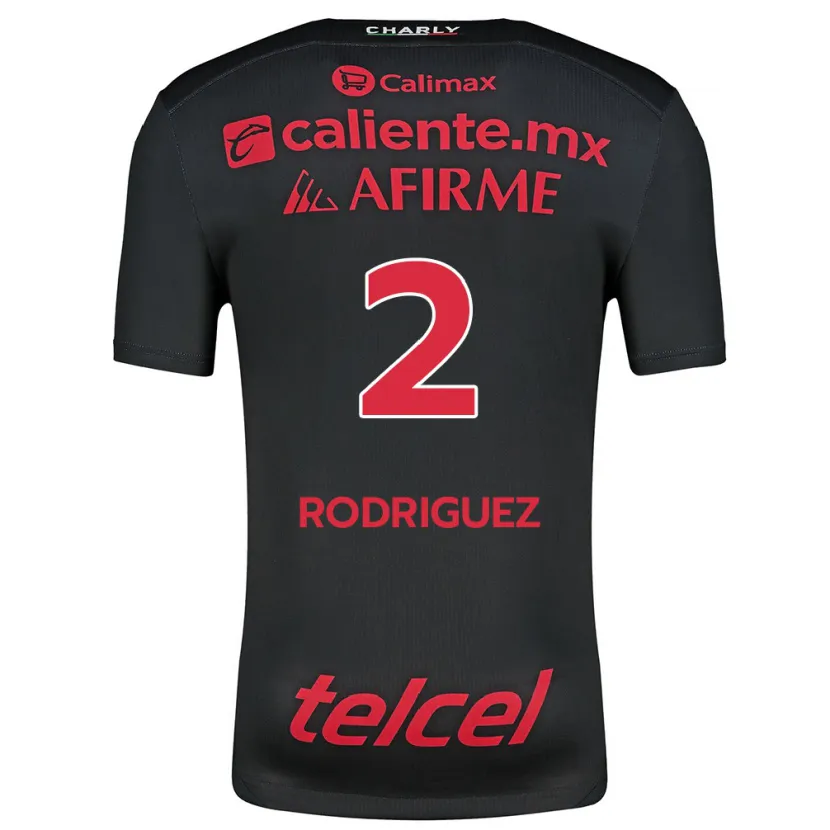 Danxen Herren Antonio Rodríguez #2 Schwarz Rot Heimtrikot Trikot 2024/25 T-Shirt Schweiz