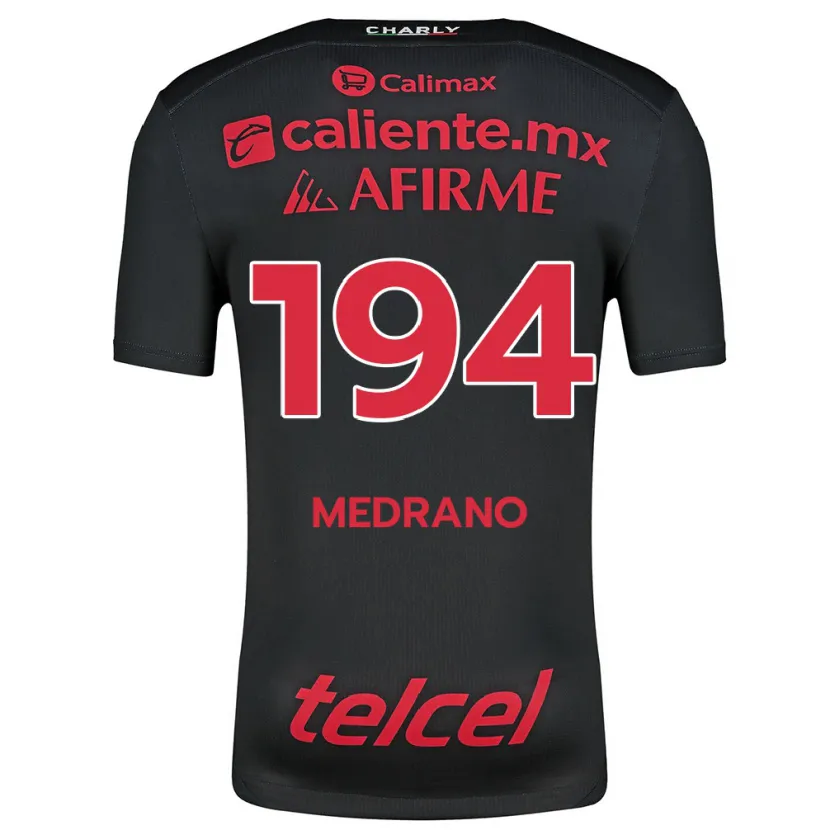 Danxen Herren Luis Medrano #194 Schwarz Rot Heimtrikot Trikot 2024/25 T-Shirt Schweiz