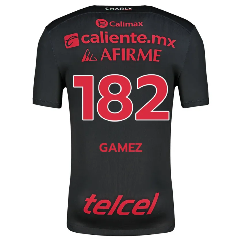 Danxen Herren Mark Gamez #182 Schwarz Rot Heimtrikot Trikot 2024/25 T-Shirt Schweiz