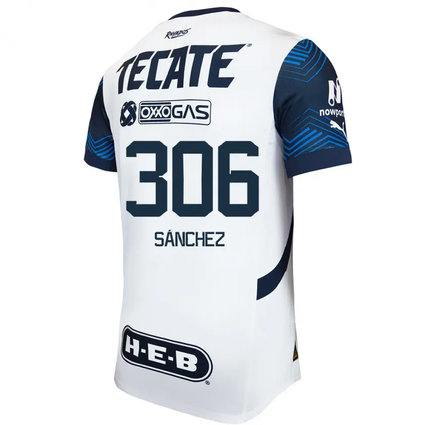 Danxen Herren Jorge Sánchez #306 Weiß Blau Auswärtstrikot Trikot 2024/25 T-Shirt Schweiz