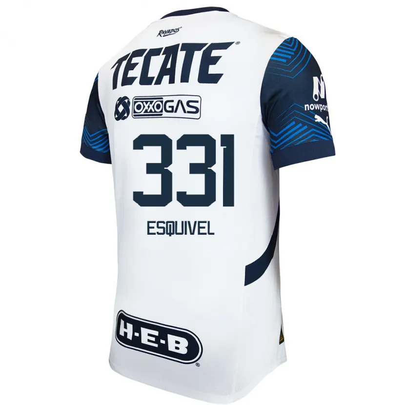 Danxen Herren Abraham Esquivel #331 Weiß Blau Auswärtstrikot Trikot 2024/25 T-Shirt Schweiz