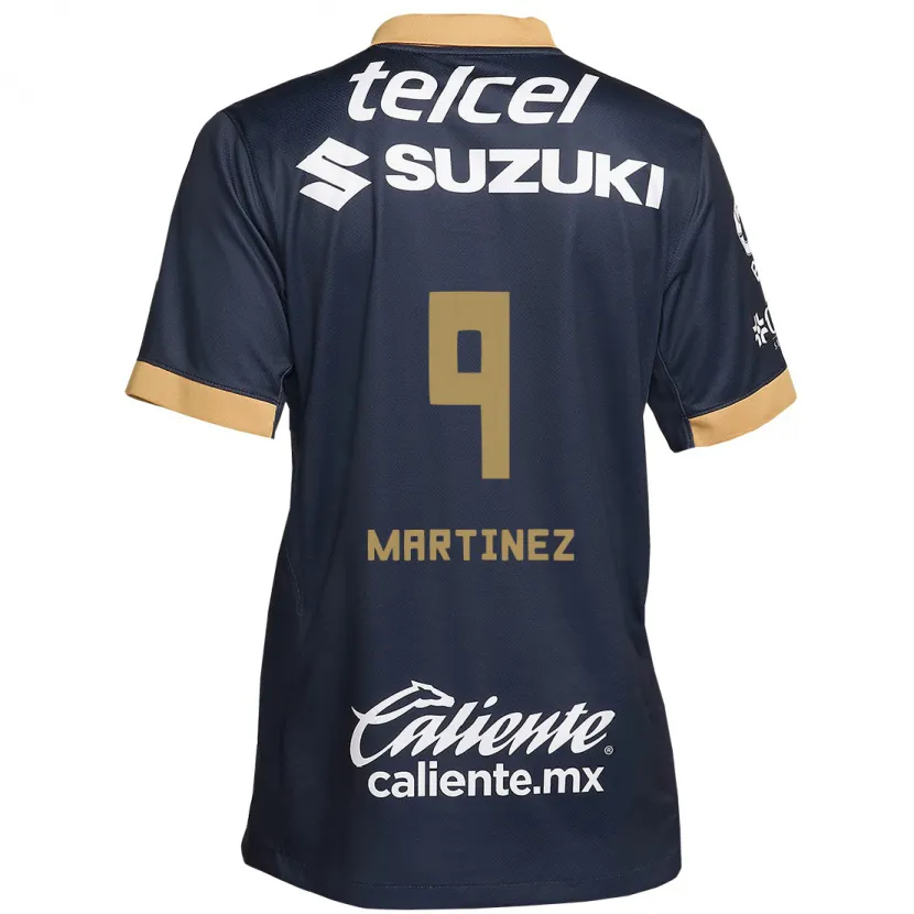 Danxen Herren Guillermo Martínez #9 Obsidian Gold Weiß Auswärtstrikot Trikot 2024/25 T-Shirt Schweiz