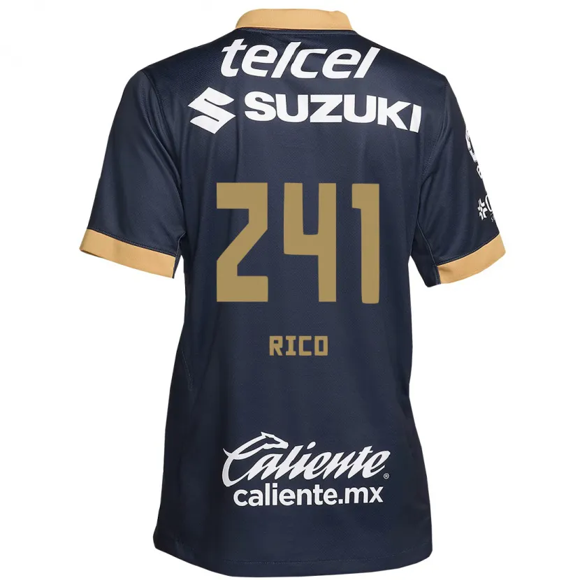 Danxen Herren Ángel Rico #241 Obsidian Gold Weiß Auswärtstrikot Trikot 2024/25 T-Shirt Schweiz