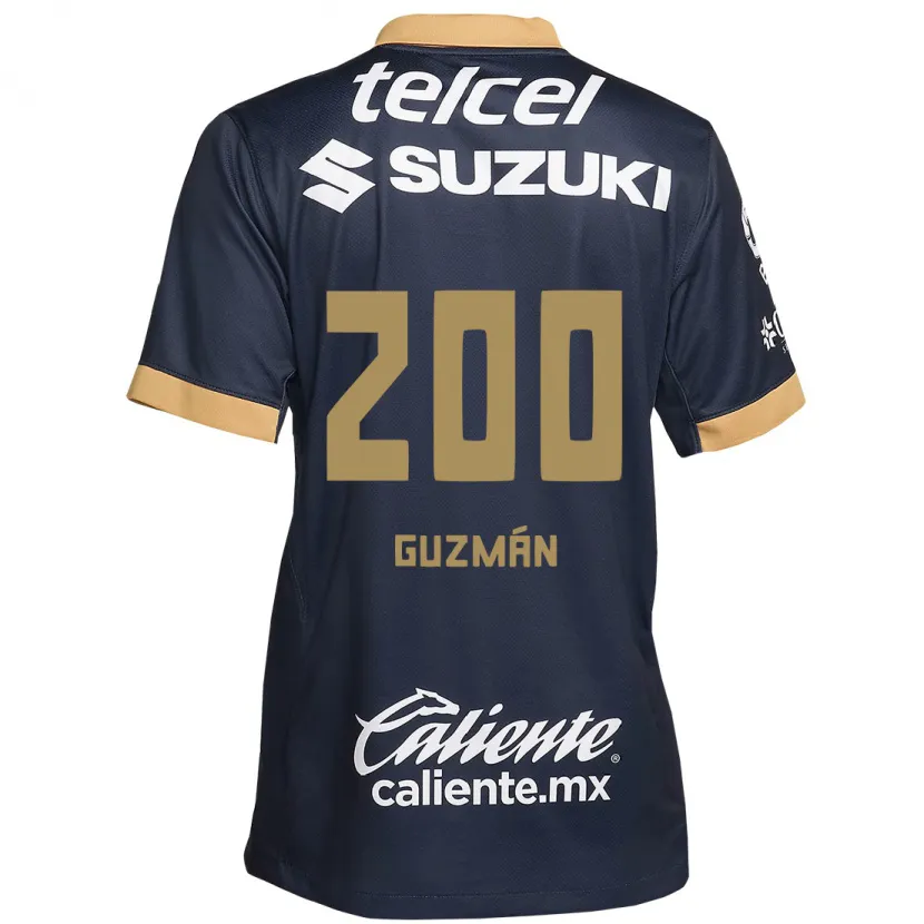 Danxen Herren Alan Guzmán #200 Obsidian Gold Weiß Auswärtstrikot Trikot 2024/25 T-Shirt Schweiz