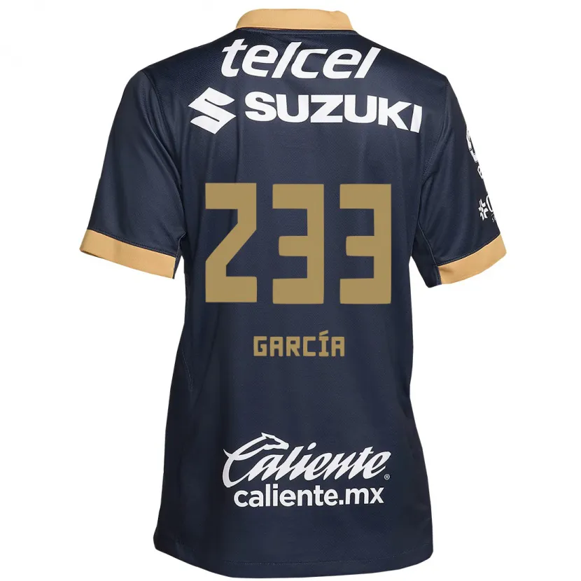 Danxen Herren Carlos García #233 Obsidian Gold Weiß Auswärtstrikot Trikot 2024/25 T-Shirt Schweiz