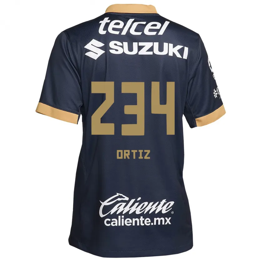 Danxen Herren Jorge Ortiz #234 Obsidian Gold Weiß Auswärtstrikot Trikot 2024/25 T-Shirt Schweiz