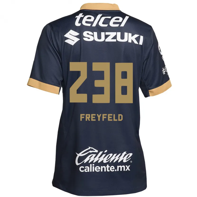 Danxen Herren Julián Freyfeld #238 Obsidian Gold Weiß Auswärtstrikot Trikot 2024/25 T-Shirt Schweiz