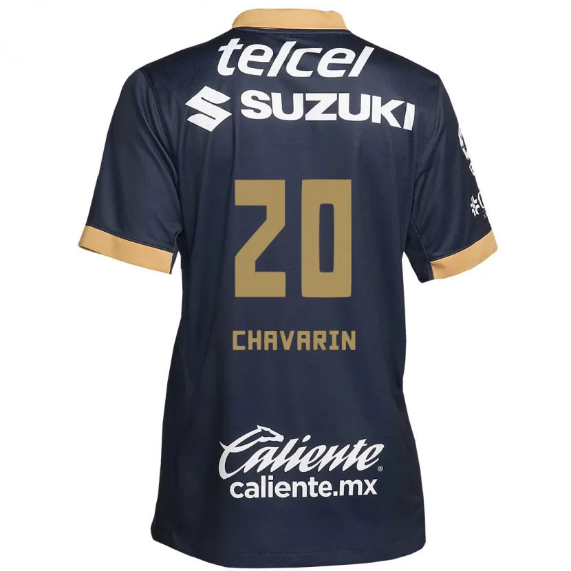 Danxen Herren Aerial Chavarin #20 Obsidian Gold Weiß Auswärtstrikot Trikot 2024/25 T-Shirt Schweiz