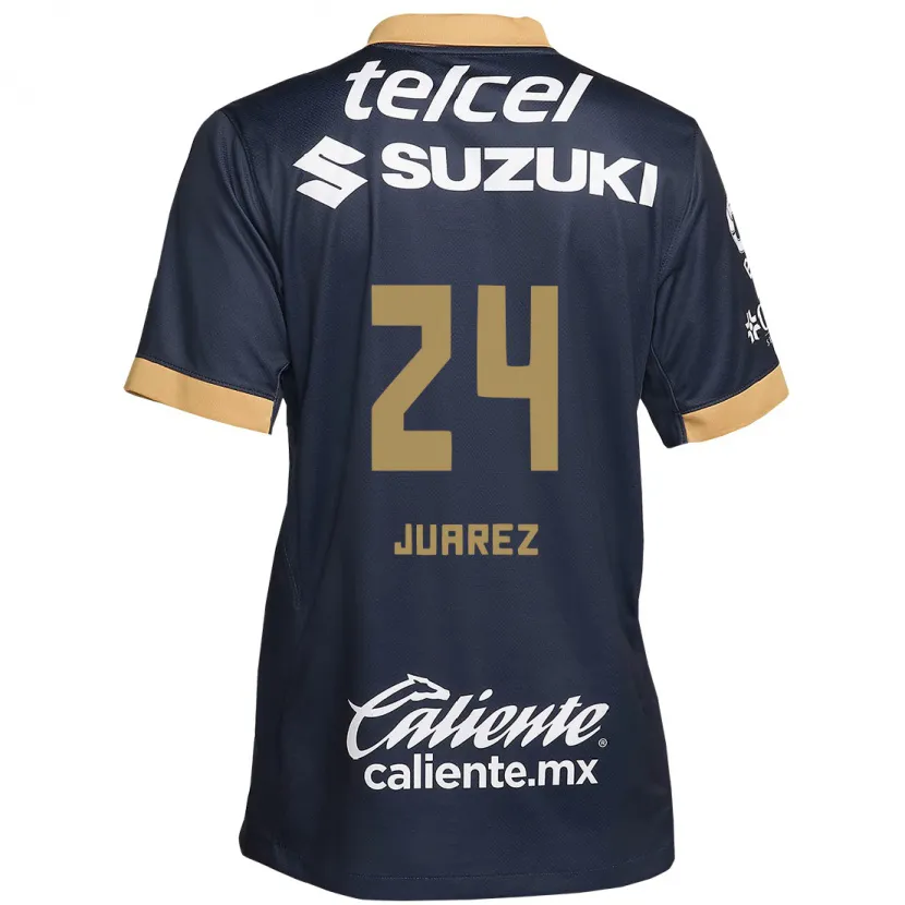 Danxen Herren Gabriela Juarez #24 Obsidian Gold Weiß Auswärtstrikot Trikot 2024/25 T-Shirt Schweiz