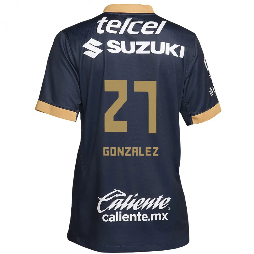 Danxen Herren Heidi Gonzalez #27 Obsidian Gold Weiß Auswärtstrikot Trikot 2024/25 T-Shirt Schweiz