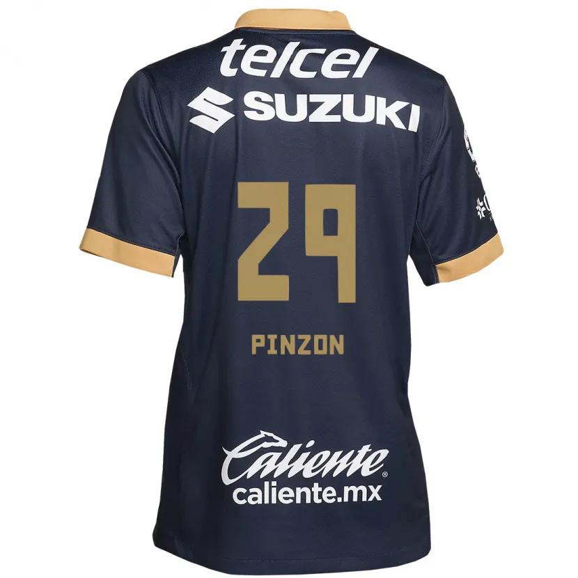 Danxen Herren Liceth Pinzon #29 Obsidian Gold Weiß Auswärtstrikot Trikot 2024/25 T-Shirt Schweiz
