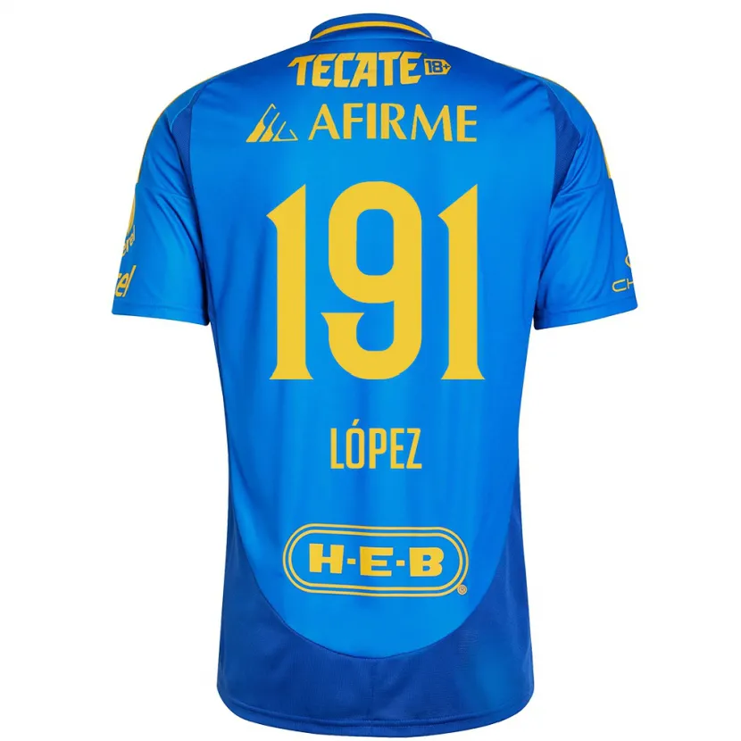 Danxen Herren Adrián López #191 Blau Gelb Auswärtstrikot Trikot 2024/25 T-Shirt Schweiz