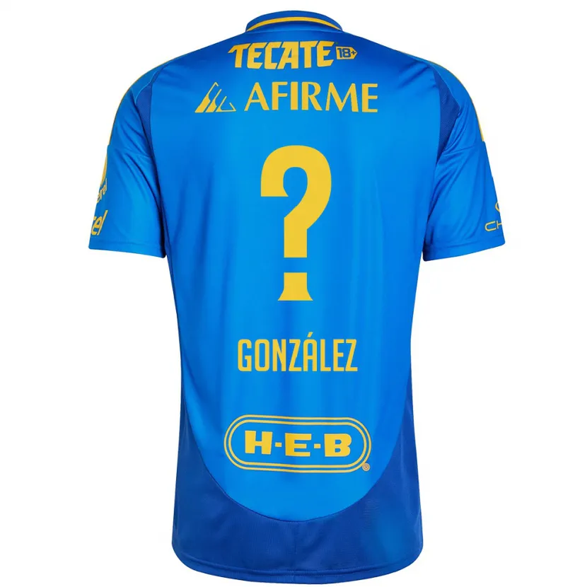 Danxen Herren Fernando González #0 Blau Gelb Auswärtstrikot Trikot 2024/25 T-Shirt Schweiz