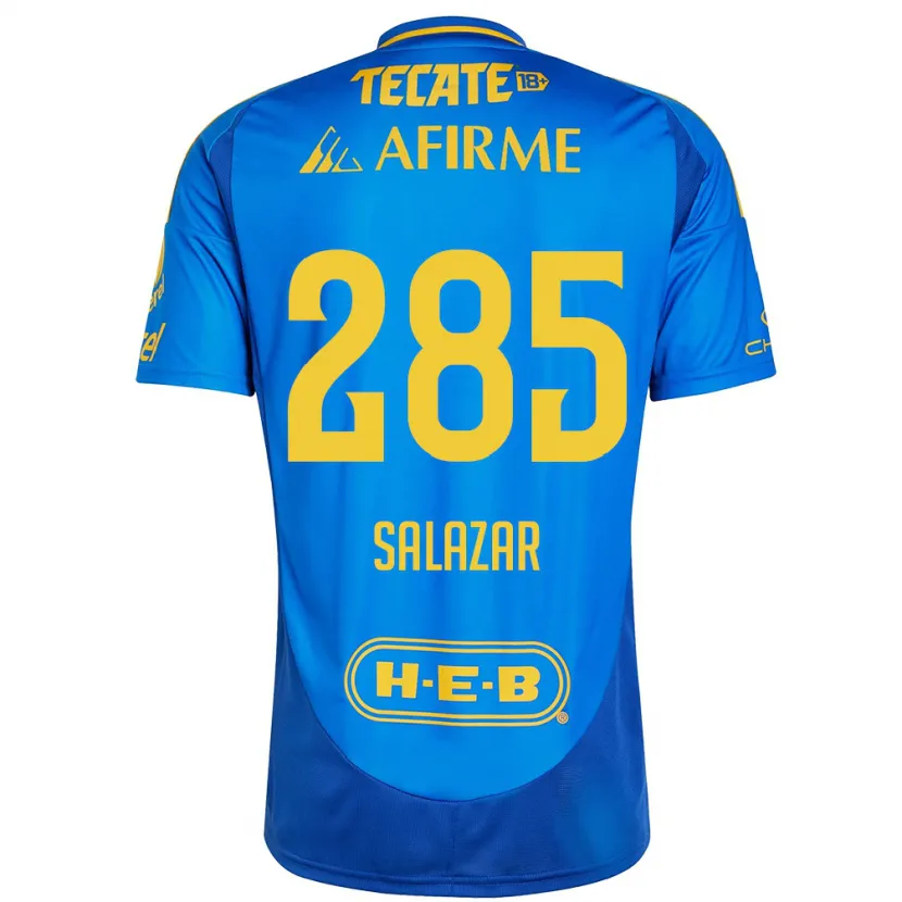 Danxen Herren Bryan Salazar #285 Blau Gelb Auswärtstrikot Trikot 2024/25 T-Shirt Schweiz