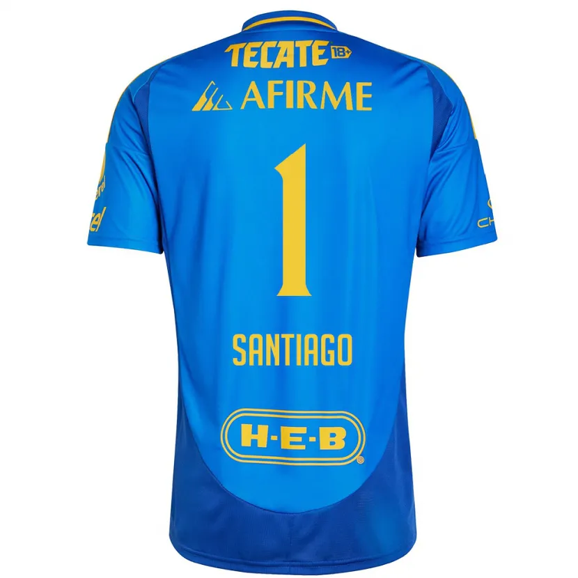 Danxen Herren Cecilia Santiago #1 Blau Gelb Auswärtstrikot Trikot 2024/25 T-Shirt Schweiz
