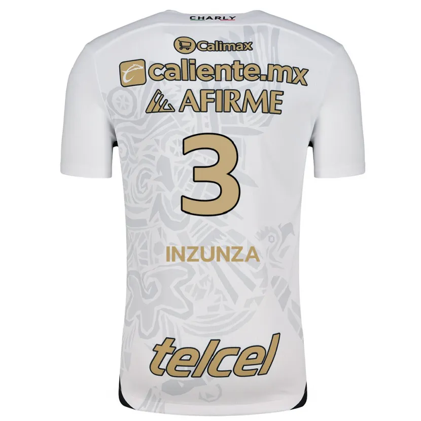 Danxen Herren Rafael Inzunza #3 Weiß Schwarz Auswärtstrikot Trikot 2024/25 T-Shirt Schweiz