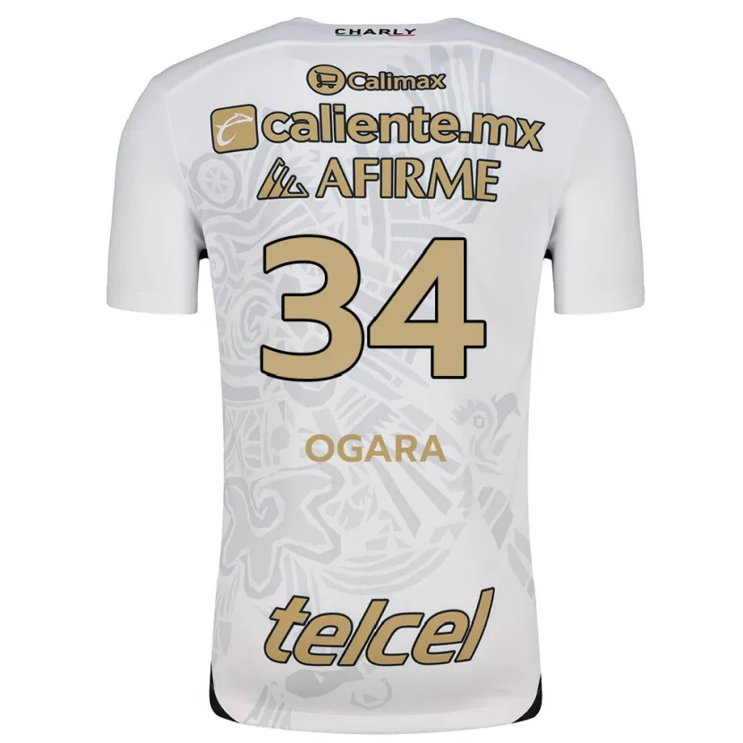 Danxen Herren Gerson Ogara #34 Weiß Schwarz Auswärtstrikot Trikot 2024/25 T-Shirt Schweiz