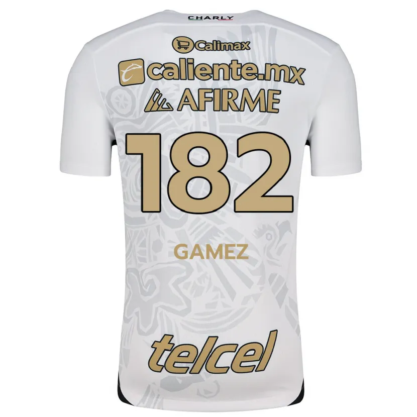 Danxen Herren Mark Gamez #182 Weiß Schwarz Auswärtstrikot Trikot 2024/25 T-Shirt Schweiz