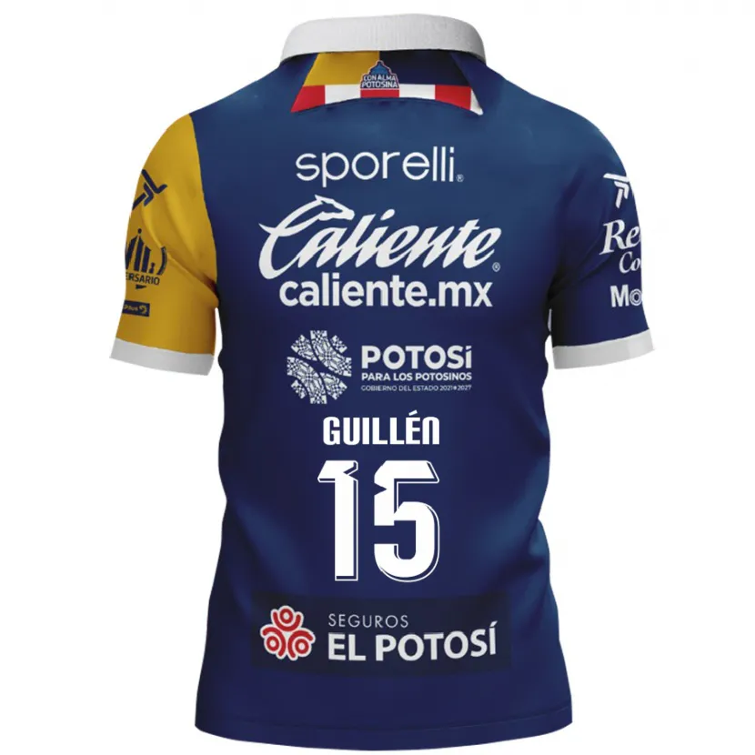Danxen Herren Daniel Guillén #15 Blau Gelb Auswärtstrikot Trikot 2024/25 T-Shirt Schweiz