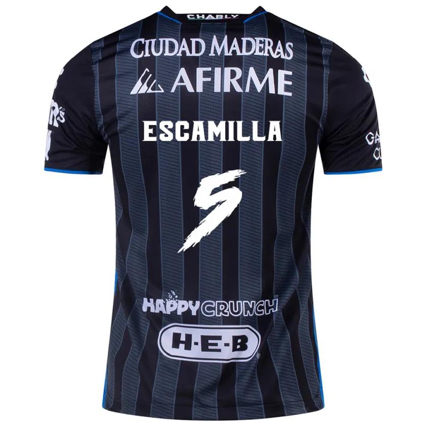 Danxen Herren Kevin Escamilla #5 Weiß Schwarz Auswärtstrikot Trikot 2024/25 T-Shirt Schweiz