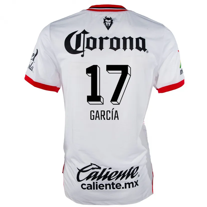 Danxen Herren Brian García #17 Weiß Rot Auswärtstrikot Trikot 2024/25 T-Shirt Schweiz