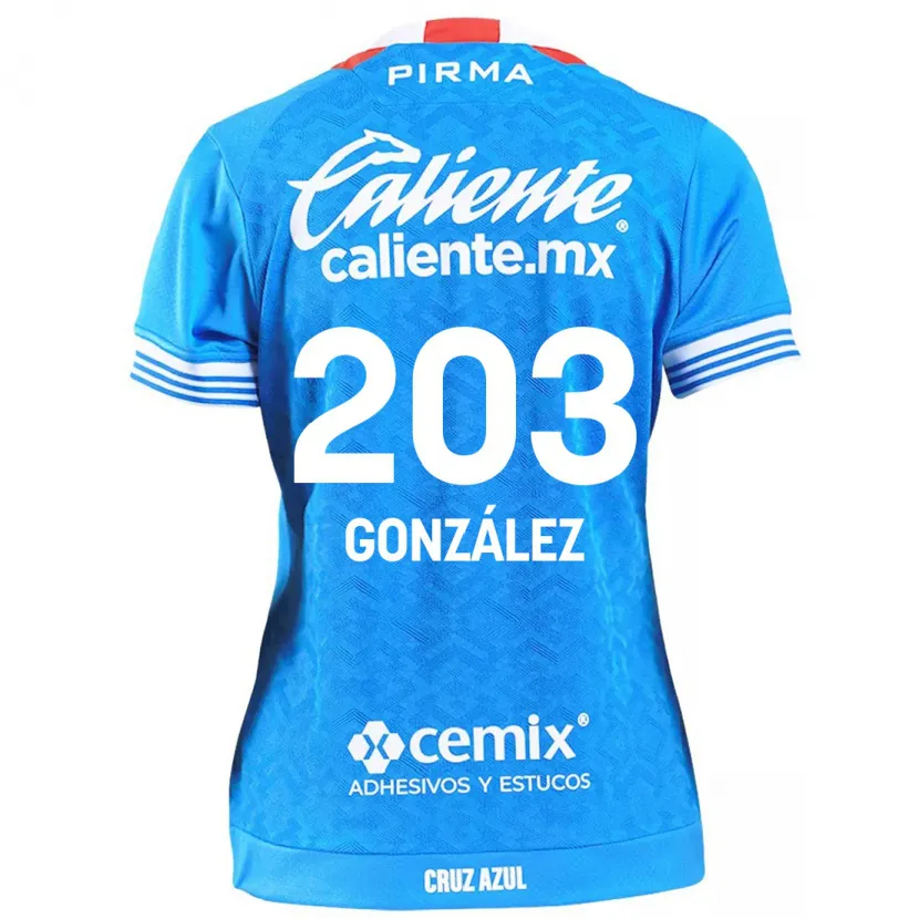 Danxen Damen Rogelio González #203 Himmelblau Heimtrikot Trikot 2024/25 T-Shirt Schweiz