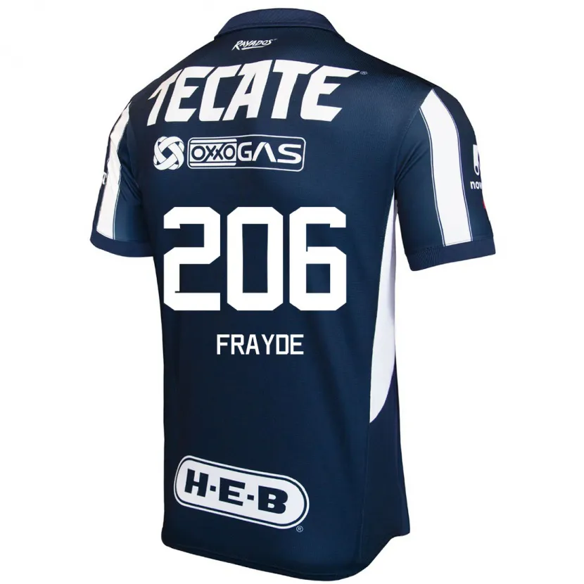 Danxen Damen Carlos Frayde #206 Blau Rot Weiß Heimtrikot Trikot 2024/25 T-Shirt Schweiz