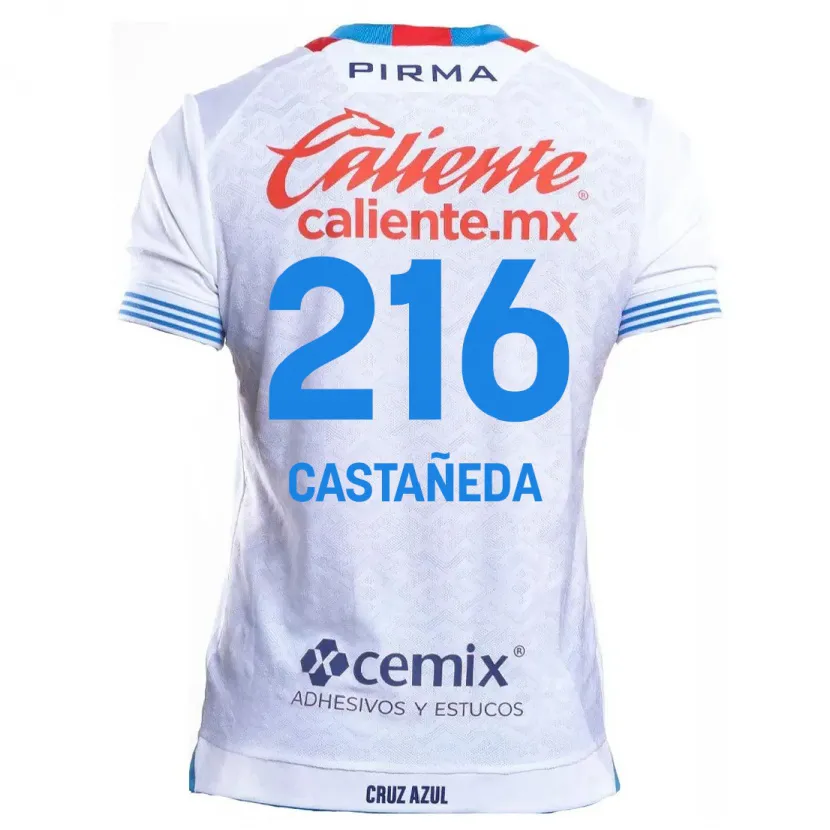 Danxen Damen Ian Castañeda #216 Weiß Blau Auswärtstrikot Trikot 2024/25 T-Shirt Schweiz