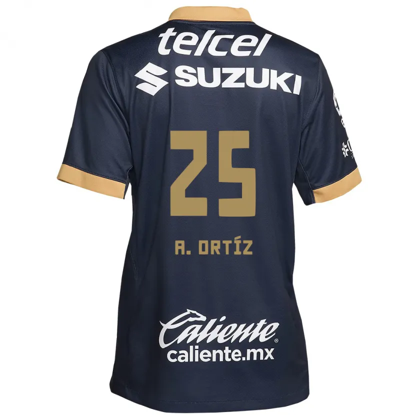 Danxen Damen Arturo Ortiz #25 Obsidian Gold Weiß Auswärtstrikot Trikot 2024/25 T-Shirt Schweiz