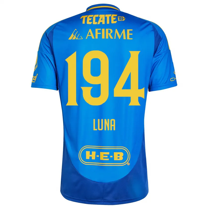 Danxen Damen Juan Luna #194 Blau Gelb Auswärtstrikot Trikot 2024/25 T-Shirt Schweiz