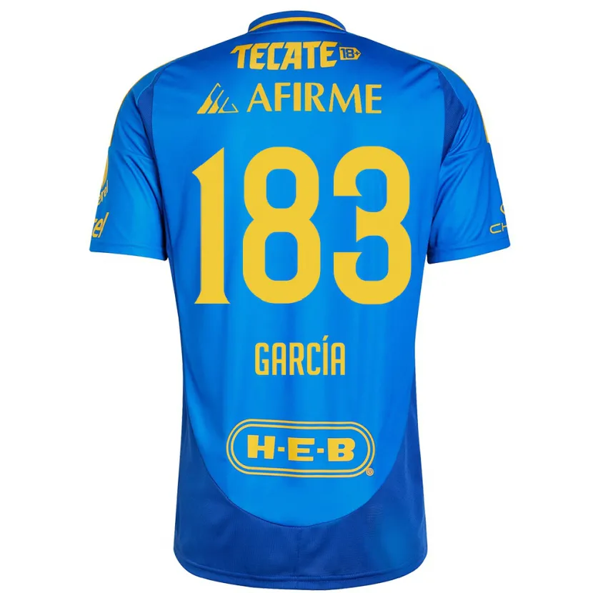 Danxen Damen Zahir García #183 Blau Gelb Auswärtstrikot Trikot 2024/25 T-Shirt Schweiz