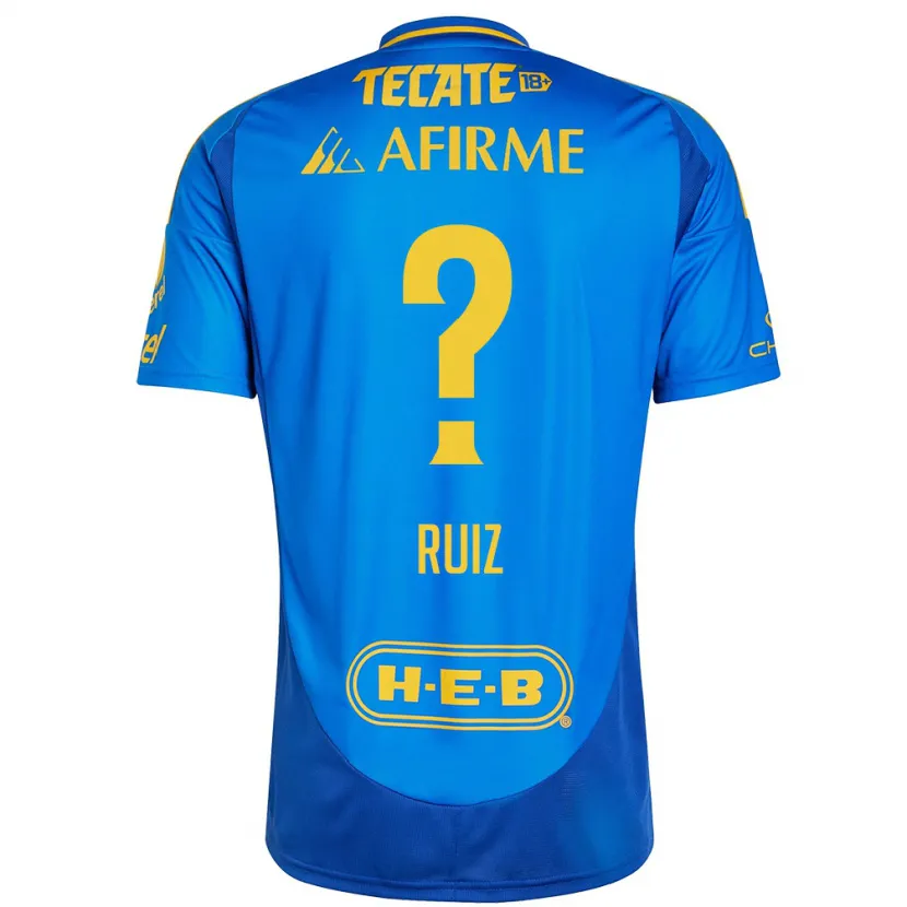Danxen Damen Luis Ruiz #0 Blau Gelb Auswärtstrikot Trikot 2024/25 T-Shirt Schweiz