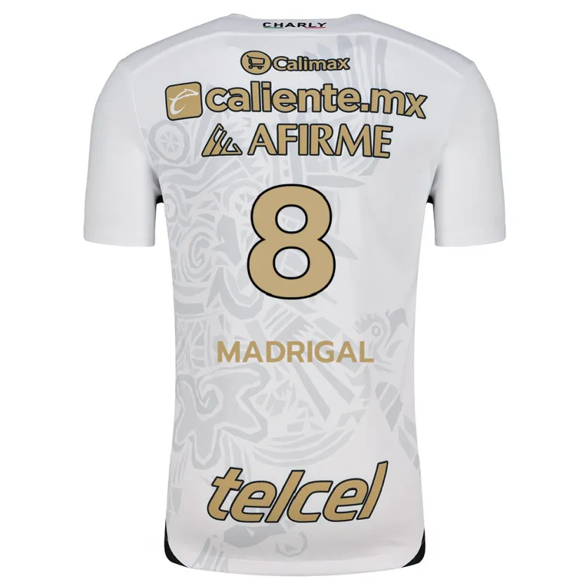 Danxen Damen Fernando Madrigal #8 Weiß Schwarz Auswärtstrikot Trikot 2024/25 T-Shirt Schweiz