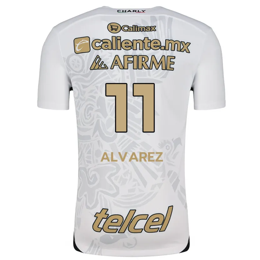 Danxen Damen Efraín Álvarez #11 Weiß Schwarz Auswärtstrikot Trikot 2024/25 T-Shirt Schweiz