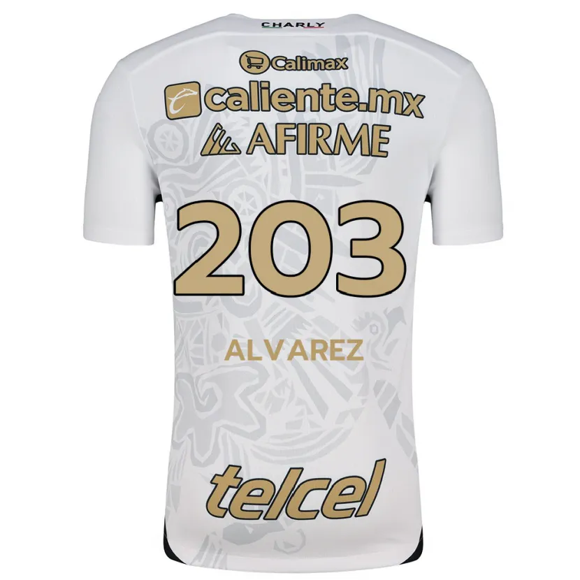 Danxen Damen Jaime Álvarez #203 Weiß Schwarz Auswärtstrikot Trikot 2024/25 T-Shirt Schweiz