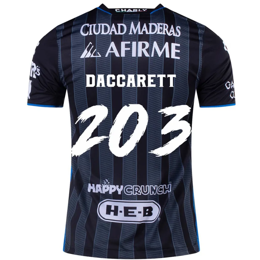 Danxen Damen Juan Daccarett #203 Weiß Schwarz Auswärtstrikot Trikot 2024/25 T-Shirt Schweiz