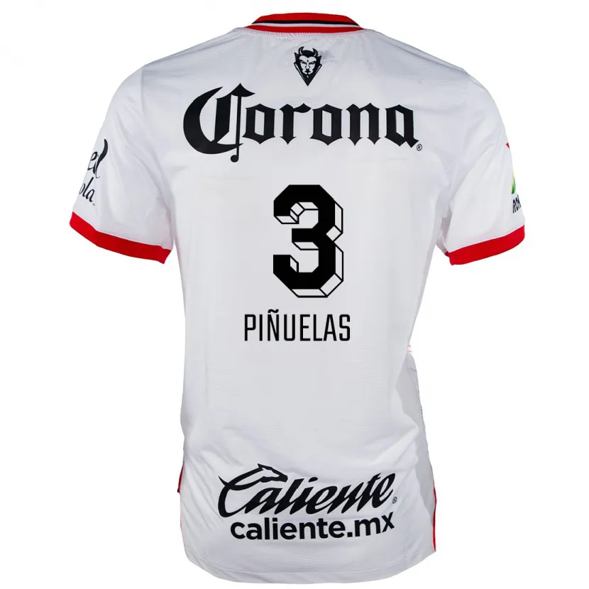 Danxen Damen Fernando Piñuelas #3 Weiß Rot Auswärtstrikot Trikot 2024/25 T-Shirt Schweiz