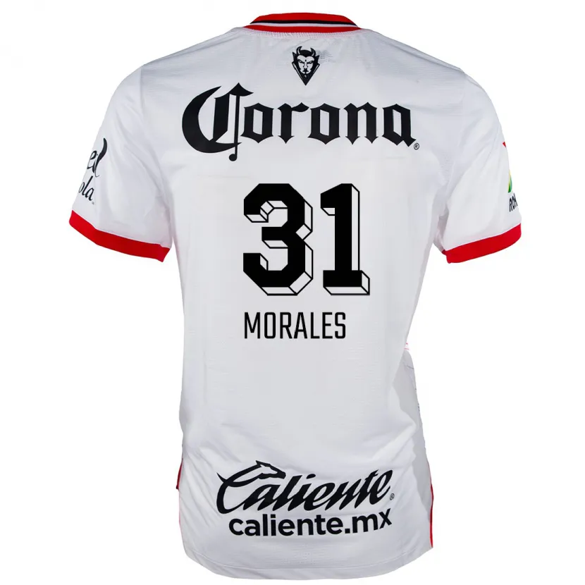 Danxen Damen Robert Morales #31 Weiß Rot Auswärtstrikot Trikot 2024/25 T-Shirt Schweiz