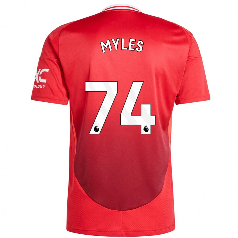Danxen Kinder Tom Myles #74 Hellrot Heimtrikot Trikot 2024/25 T-Shirt Schweiz