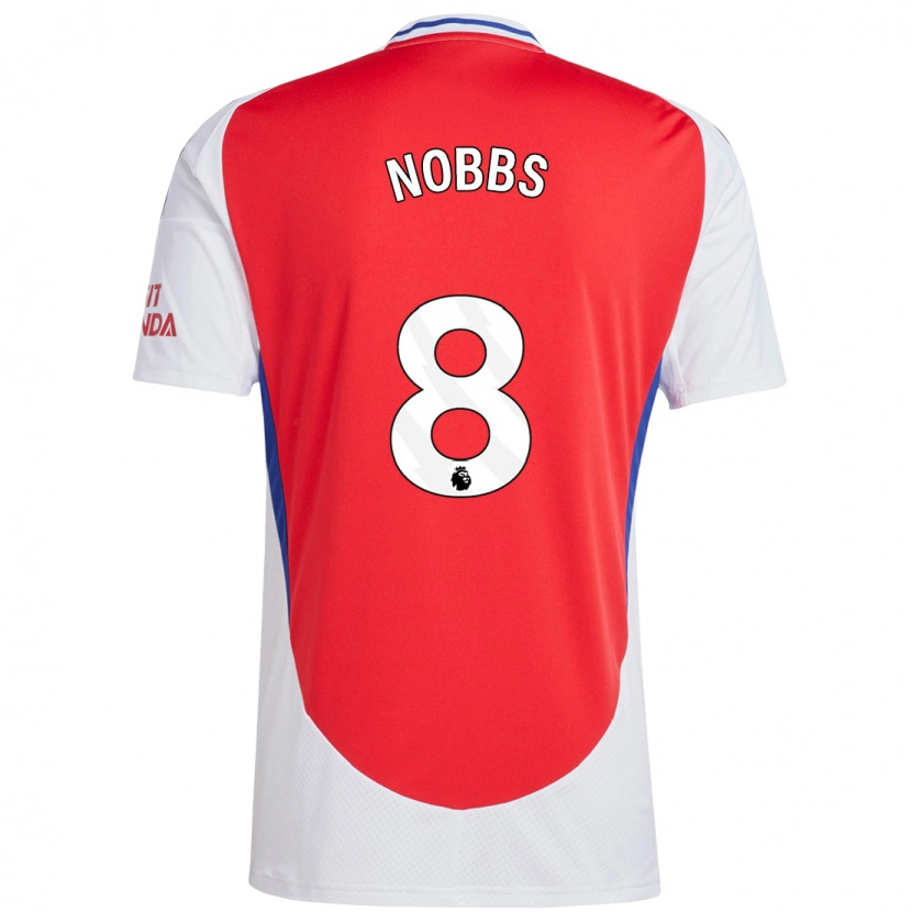 Danxen Kinder Nobbs #8 Rot Weiß Heimtrikot Trikot 2024/25 T-Shirt Schweiz