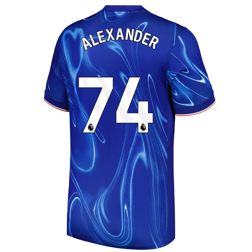 Danxen Kinder Reiss-Alexander Russell-Denny #74 Blau Weiß Heimtrikot Trikot 2024/25 T-Shirt Schweiz