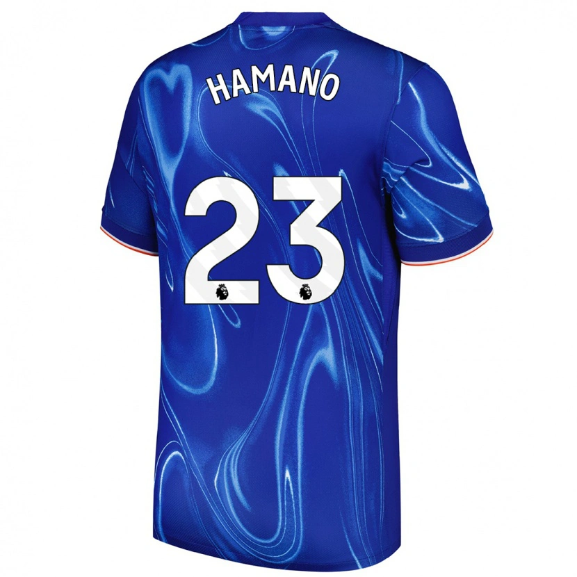Danxen Kinder Maika Hamano #23 Blau Weiß Heimtrikot Trikot 2024/25 T-Shirt Schweiz