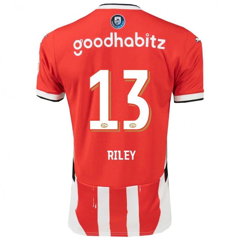 Danxen Kinder Indiah-Paige Riley #13 Rot Weiß Heimtrikot Trikot 2024/25 T-Shirt Schweiz