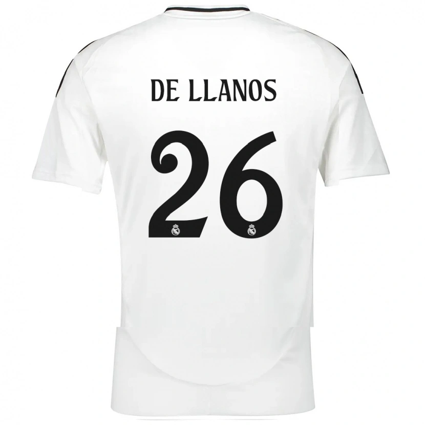 Danxen Kinder Hugo De Llanos #26 Weiß Heimtrikot Trikot 2024/25 T-Shirt Schweiz