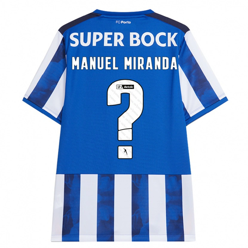 Danxen Kinder Manuel Miranda #0 Blau Weiß Heimtrikot Trikot 2024/25 T-Shirt Schweiz