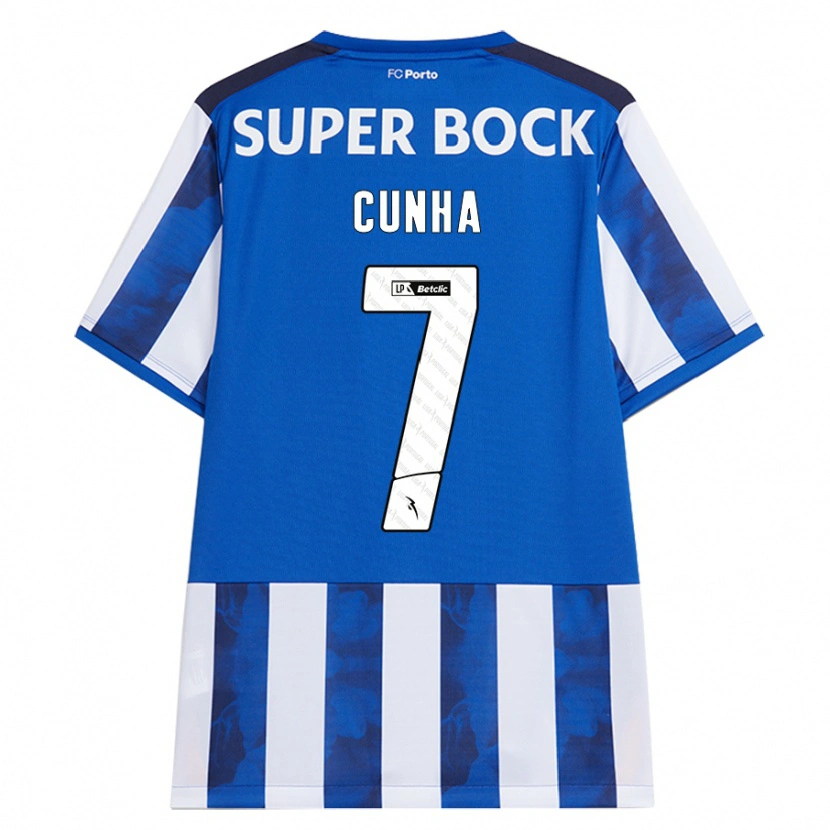 Danxen Kinder Duarte Cunha #7 Blau Weiß Heimtrikot Trikot 2024/25 T-Shirt Schweiz